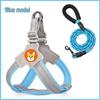 Breathable Dog Harness Vest with Leash for Shiba Inu, Corgi & Small to Medium Dogs