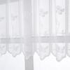 Country Style Sheer Curtain with Romantics Lace Design, Perfect for Dividing Space,for Timelessly and Gracefuls Home