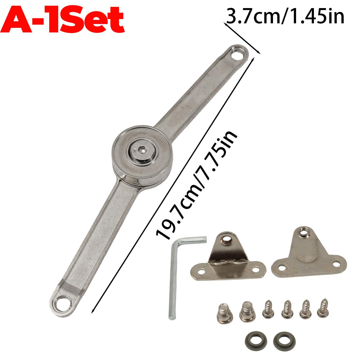 

75°/90°/110° Support Hinge Zinc Alloy Household Kitchen Cabinet Wardrobe Door Adjustable Polish Hinge with Self-tapping Screws