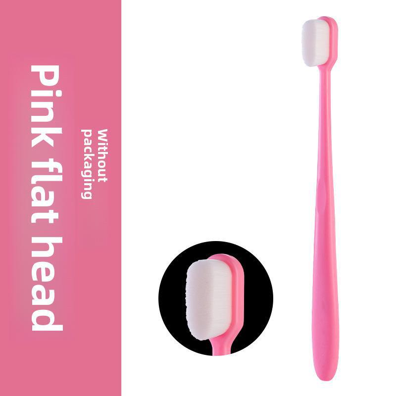 

Зубная щетка Wangenmao с ультратонкой мягкой щетиной для взрослых и беременных женщин — бережно относится к деснам и зубам Flat head [bag]