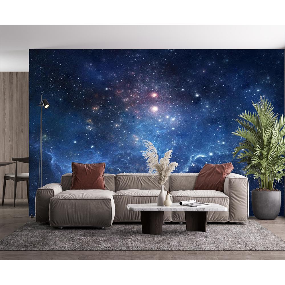 Galaxy Wandbild 3d Modernes Sternenhimmel Tapete Galaxy Universum Tapete für Wände Wandbild Zimmer Heimdekor