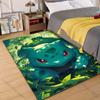 1PC P-Pokemon Bulbasaur Pattern Carpet for Living Room Bedroom Bedside Floor Mat Area Rug Home Large Area Decor Gift for Friends