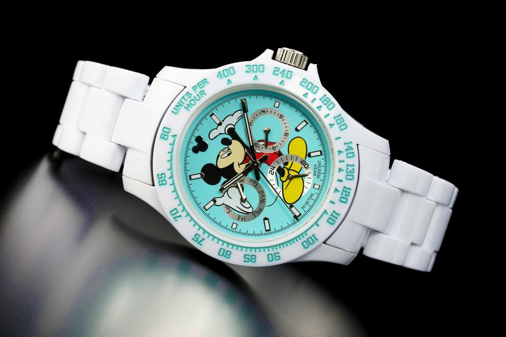 Disneys 100ste jubileum samenwerking ANOTHER HEAVEN Mickey Mouse polshorloge vintage reproductie model Daytona (Tiffany gek)