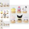 Adorable Sanrio Kuromi Bath Toy Model Figure Blind Box Collectible Set Pvc Material