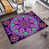 Colorful Mandala Pattern Carpet with Pink and Purple Floral Design Suitable for Use As an Anti-slip for Living Room Bedroom Sofas