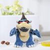 Cartoon Fire Dragon Koopa Plush 11" Anime Dark Blue King Koopa Stuffed Dolls Super All Star Collection Ornament Stuffed Doll Gift for Girls & Boys