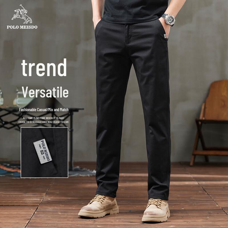 POLOMEISDO Men s Business Casual Straight-Leg Trousers 40