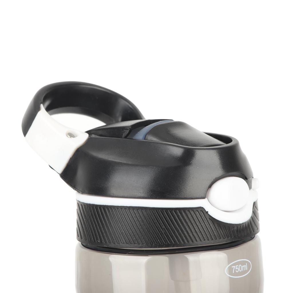 750ml Outdoor Fitness Water Bottle Portable Plastic Straw Cup Simple Sports Car Water Cup