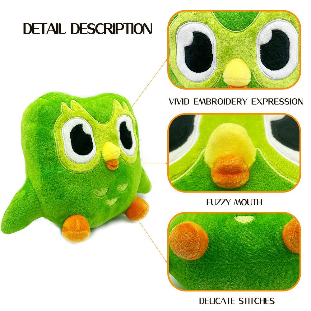 Peluche Gufo Verde Regalo