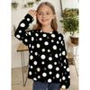 Spring and Autumn Round Neck 3D Printed Top Fashionable Casual Simple Comfortable Long Sleeved Children's Girl T-shirts