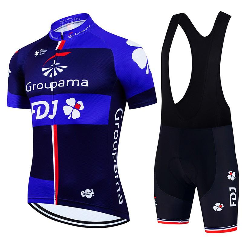 Unisex Cycling Jersey Shorts Set Quick-Dry Mountain Road Bike Apparel Breathable Performance Wear