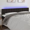 VidaXL LED Headboard Bedroom Furniture Double Bed Accessory Head of Bed Frame Interior Black 3122062