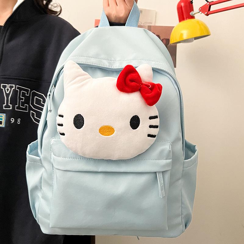 Schoolbag1011 original schoolbag y1k cute childlike kitty soft girl sweet backpack student girl hottie star tide cool