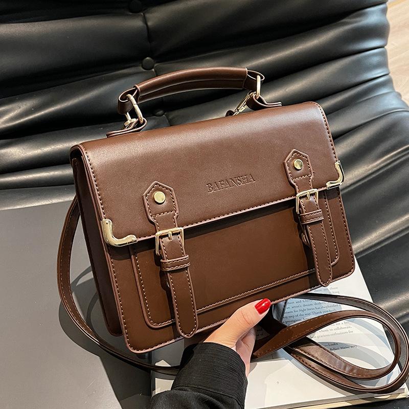 

Ретро маленькая сумка Новый модный рюкзак Кембриджский школьный рюкзак Женская универсальная сумочка Рюкзак No specification темно-коричневого