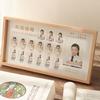 Wooden School Photo Frame from Kindergarten To Graduation Home Decors Keepsakes Gift for Teachers Parent and Students