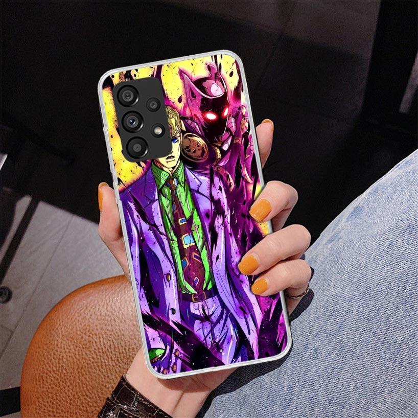 JoJo Kira Yoshikage Killer Queen Phone Case For Samsung Galaxy A52 A42 A32 A22 A12 A51 A41 A31 A21S A50S A40 A30S A20S A20E A10