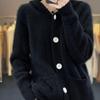 Thickened Long Sleeve Cardigan Sweater Coat for Women Loose Large Size Autumn Winter Jacket