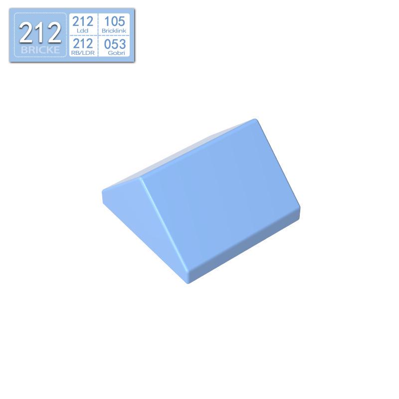 BRICKE 2x245° Double Slope Brick, Compatible with Lego 3043, MOC Parts, Loose Building Blocks 67 pieces