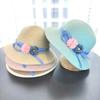 Kids Straw Hat Spring And Summer Foldable Sunshade Caps Beach Cap Sweet Fisherman