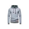 New Men's European-Size Plaid Jacquard Pullover Hoodie (2025)