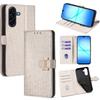 For Samsung Galaxy A17 5G Case Metal I-Buckle PU Leather Wallet Phone Cover