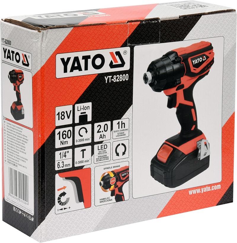 IMPACT DRIVER 18V 1X2AH - YT-82800