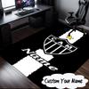 Custom Name Team Spirit Cam Unity Rug for Living Room, Game Rooms, Office, Bedroom, Floor Mat Playful Design, Fan Gifts Christmas Decor