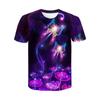 Butterfly Insect 3D Printed Kids Short Sleeve T‑Shirt Loose Summer Top For Boys Girls Daily Outdoor Play Casual Home Wear