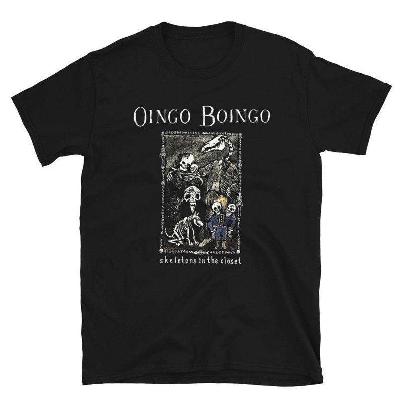 

Oingo Boingo Shirt Skeletons in the Closet Devo Talking Heads UNISEX Shirt S разноцветный