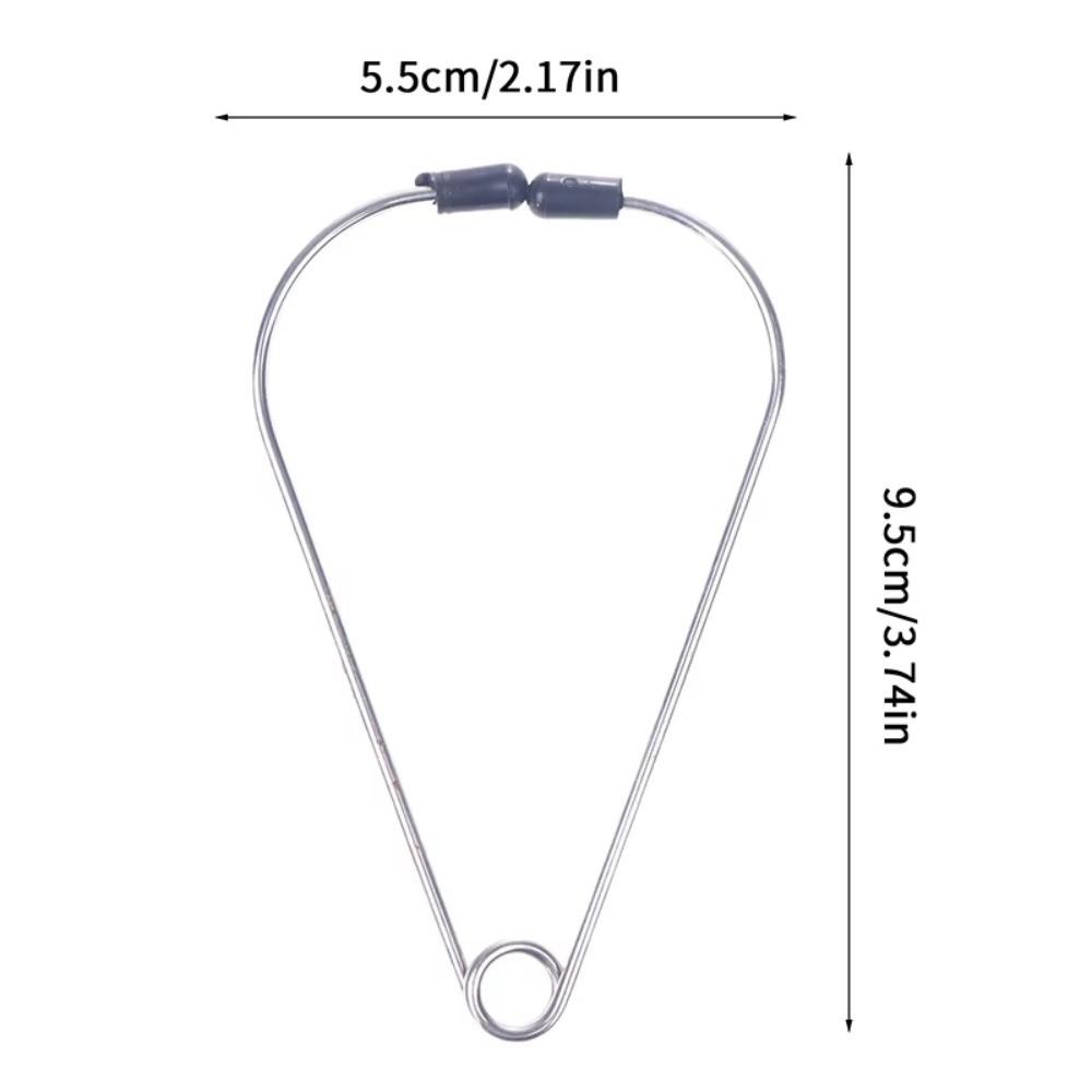 10Pcs Set New Stainless Steel Acupressure Massage Clips Portable Comfortable Meridian Massager Hand Massage Clip Foot Therapy