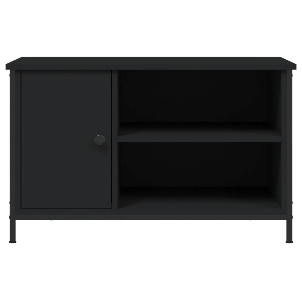 TV Stand Black 80 x 40 x 50 cm Engineered Wood