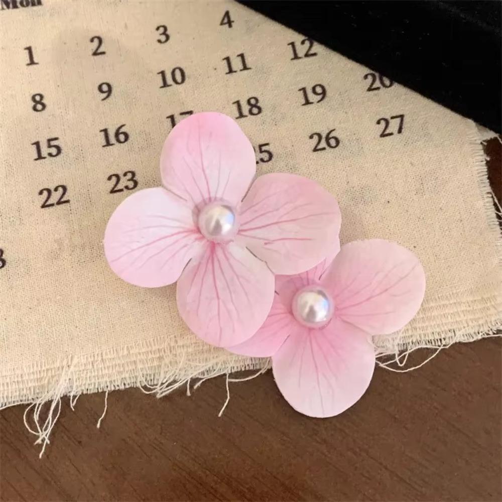 Orchid Flower Flower Hair Clip Pearl Bohemia Headwears New Orchid Hairpin  Girl