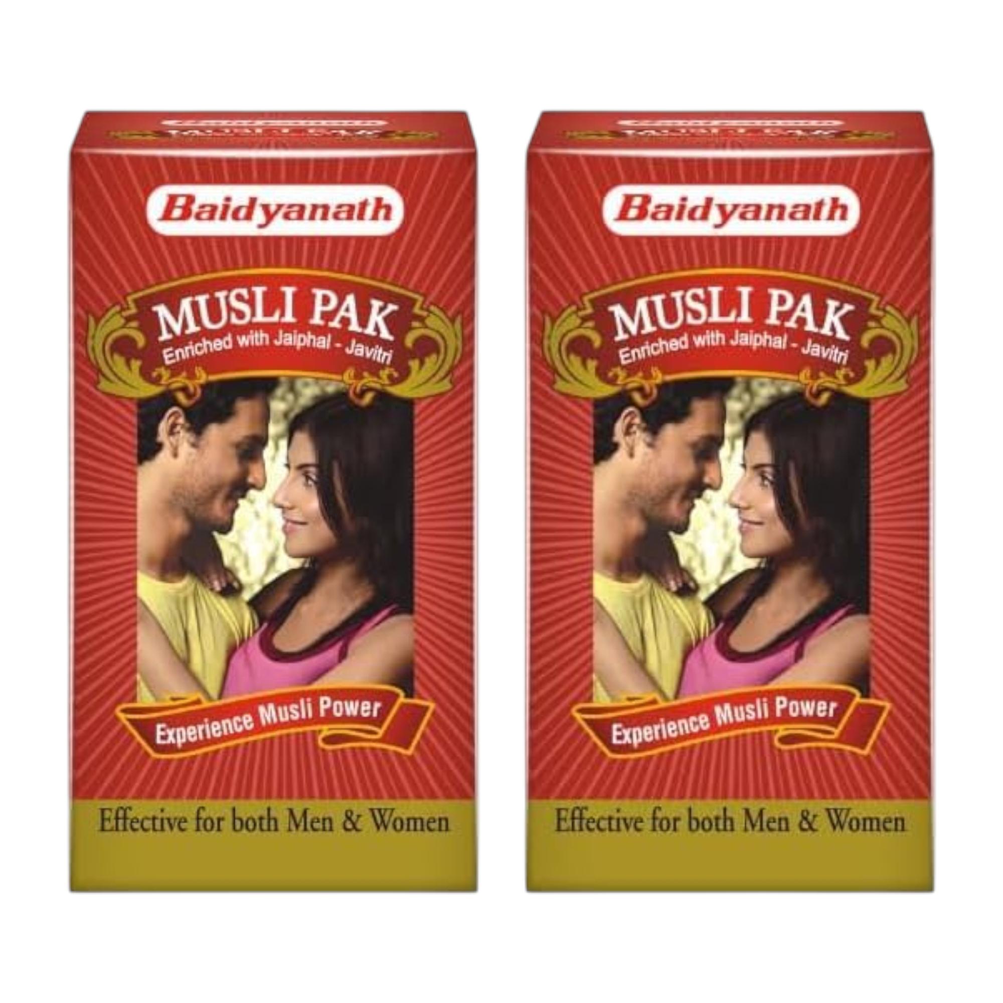 

Baidyanath Ayurved Musli Pak 250 GM - Pack of 2 Pure Safed Musli Powder for Strength and Vitality