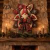 Farmhouse Holiday Decor Diy Christmas Quilt Bow DIY Sewing Kit, 3D Handmade Decorative Ornament, Pre-cut Handcraft Materials Fabric And Step-by-Step
