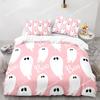 New 3D Print Halloween Boo Cartoon Bedding Set,Duvet Cover Bed Set Quilt Cover Pillowcase,King Queen Twin Size Boys Girls Adults