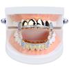 Hip Hop Iced Out Teeth Grillz 18K Gold Plated Grillz Teeth Rapper Body Jewelry Gift