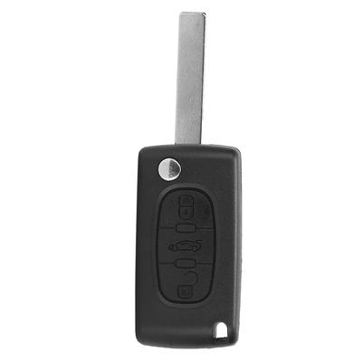 Remote 3 Buttons Key Fob Case Shell Fit for Peugeot 107 207 307 407 408