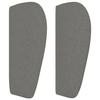 Maison Exclusive - Tête de lit avec oreilles Gris foncé 103x23x78/88 cm Tissu