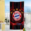 FC Bayern München Personalisierbares Namens-Strandtuch Hohe Saugfähigkeit & Schnelltrocknend Geeignet für Schwimmen, Fitnessstudio, Camping, Yoga, Urlaub