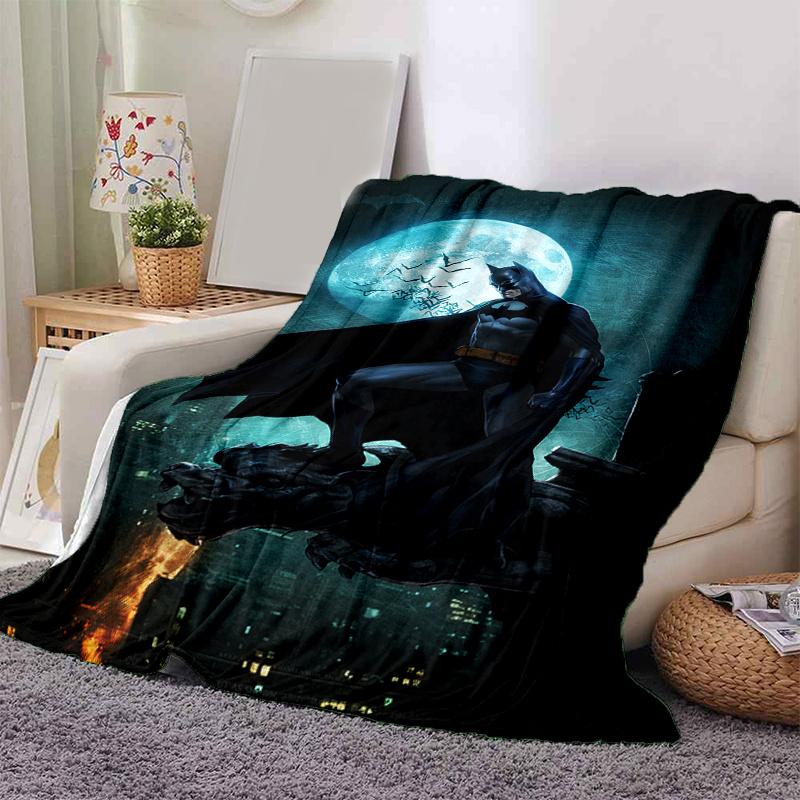 

Batman: Full Moon Night Poster PrintPrint Blanket, Soft Blanket For Sofa Office Bed And Travelling Daughter Birthday Gift esj351 130cm×150cm（50in×60in）