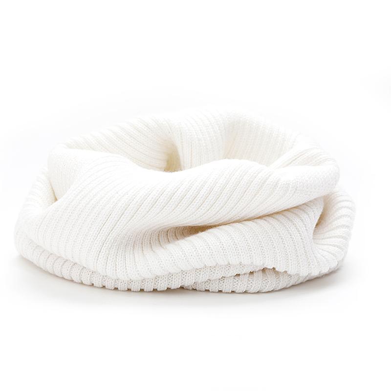 Neck Gaiter Thick Women Ribbed Knitted Tube Scarf Ring Wool Neck Warmer Cowl Collar Loop Snood Scarf Winter Outdoor Skiing Men