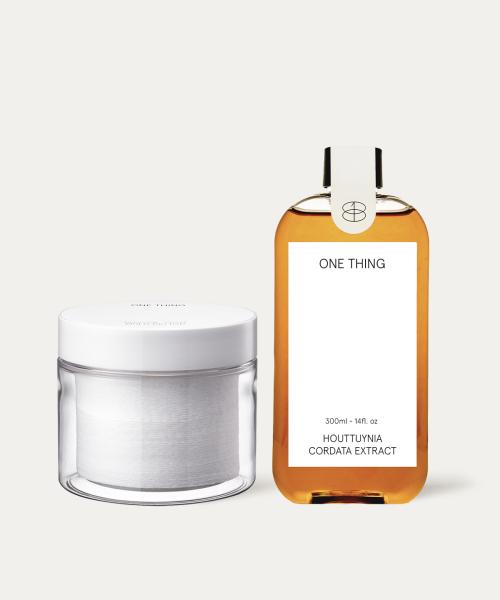 One Thing Houttuynia Cordata Extract Toner 300ml + Big Pad 70 Sheets none