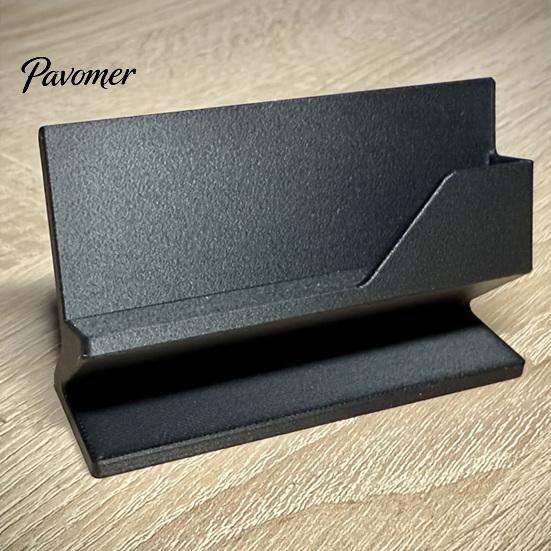 Elegant Office Accessory 3D Printed Business Card Holder, Name Stand for Professional Holder Reception Hotel, Minimalist Desk Organizer, Modern