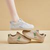 Autumn New Breathable Ins Trendy Korean Style Leather Shoes Women Student Street Shot Running Sports Casual Shoes