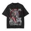 חולצת טי גדולה שטיפת משחק כהה Streetwear Y2k Doomguy Dooms Eternal Slayer Cacodemon חולצות גברים נשים כותנה מודפסת גרפית