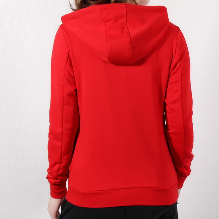 Adidas Neo Sweatshirt With Hood Women Tops Light-Scarlet DZ7602