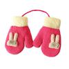 Thickened Rabbit Baby Toddler Children Warm Mittens Knitted Gloves Cartoon Gloves Baby Mittens