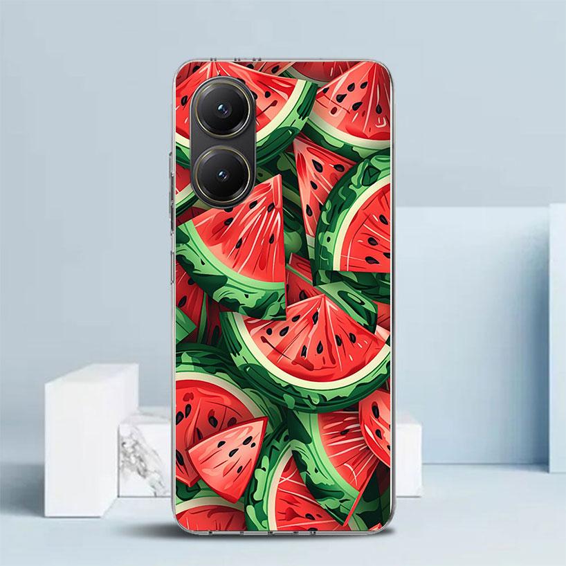 Watermelon Summer Fruit Phone Case For Xiaomi Poco F7 Ultra X5 X6 X7 Pro M7 Redmi 15C 15 13C 13 12C 12 10C 10 10A 9 9C 9A 9T Cov