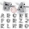 Charms Fit Original Bracelet A-Z Alphabet Charms Beads Copper 26 Letters Charm For Women Girl Diy Fine Jewelry Gift