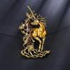 Vintage Unicorn Brooch For Women Men Retro Fairy Horse Animal Lapel Pin  Year Gifts